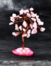 Hexenshop Dark Phönix Rosenquarz Edelsteinbäumchen 35 Steinchen Rosa Achat